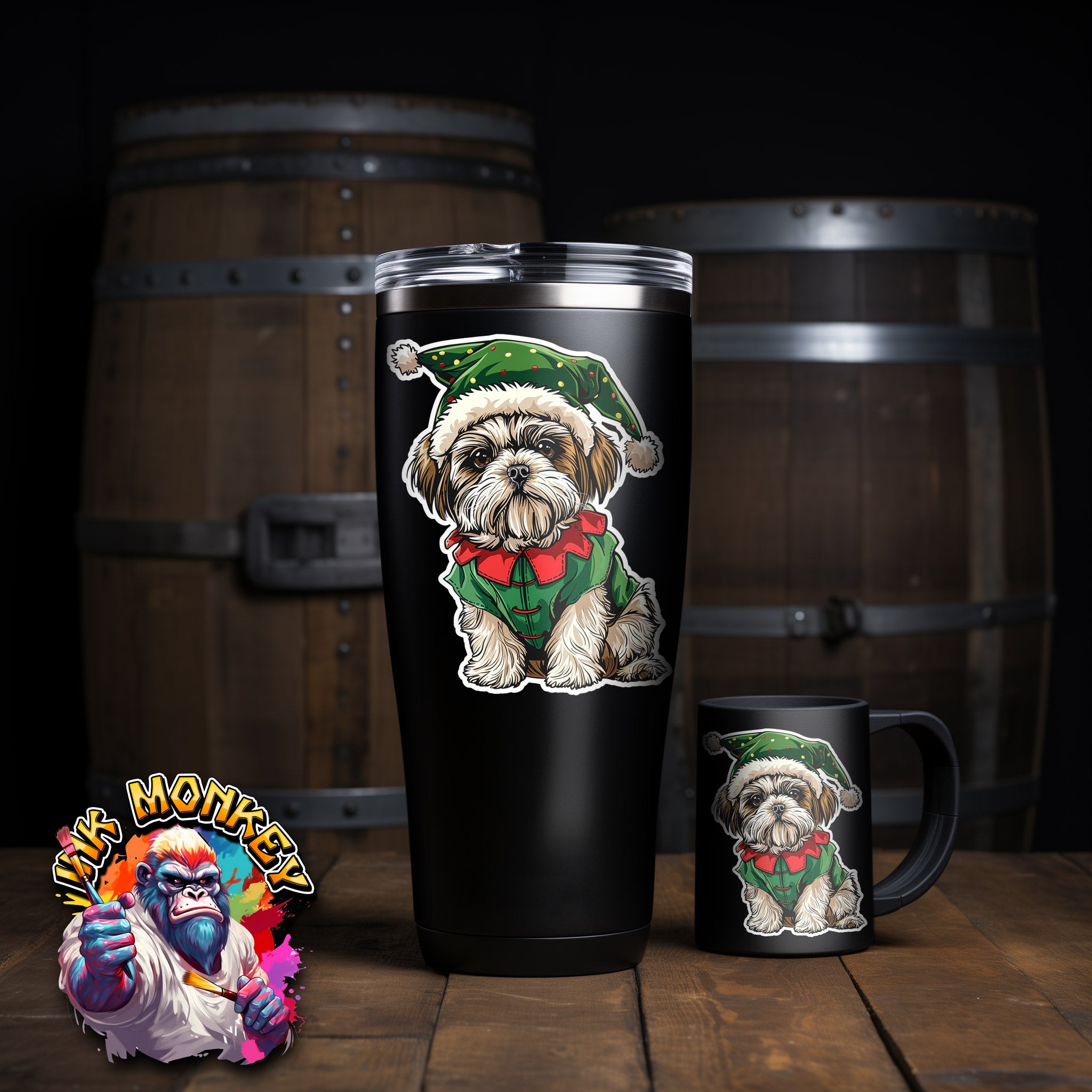 Santas Little Helper - Decal